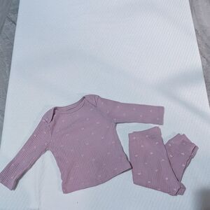 cloud island Ribbed Baby Top in Dusty Mauve